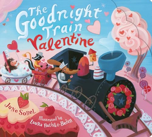 The Goodnight Train Valentine - by June Sobel (Board Book)