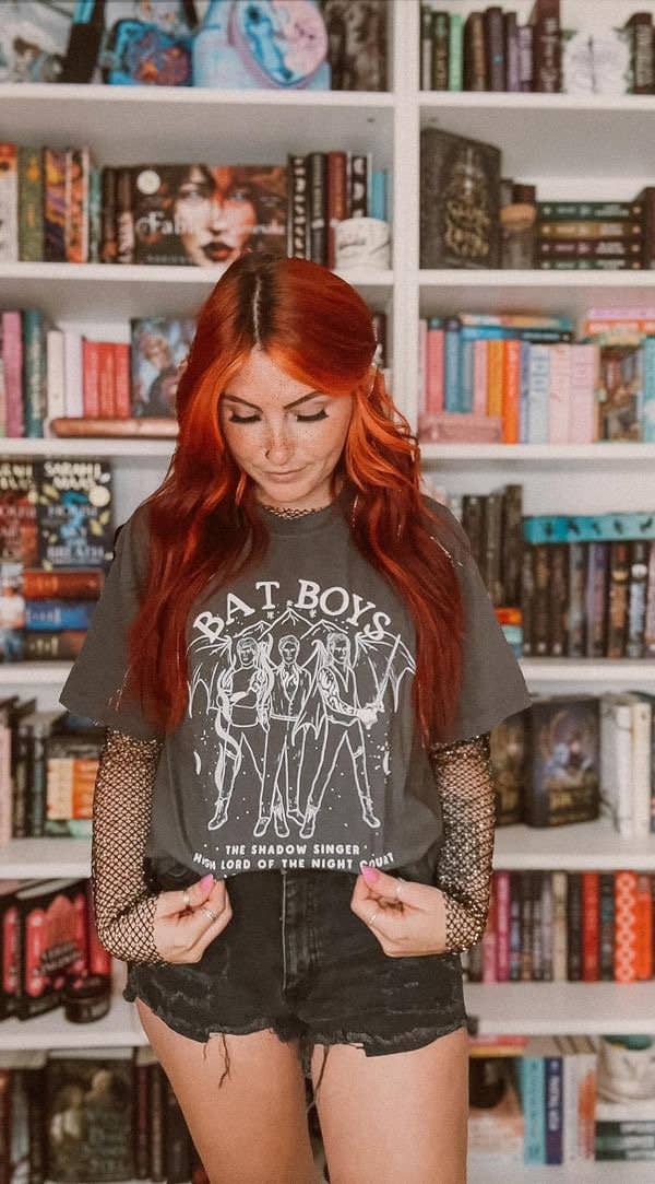 Official Licensed Bat Boys Tshirt | Sarah J Maas ACOTAR merch | Rhysand Cassian Azriel Night Court Velaris | Bookish Shop and Gifts