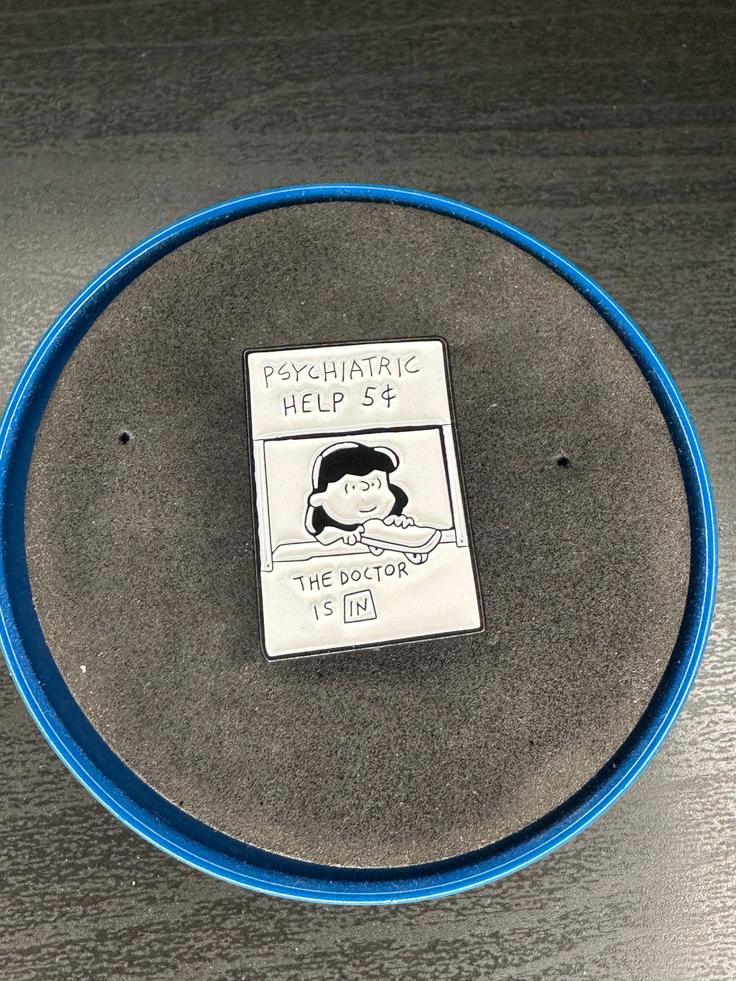 Psychiatric Help - Peanuts - Lucy Pin