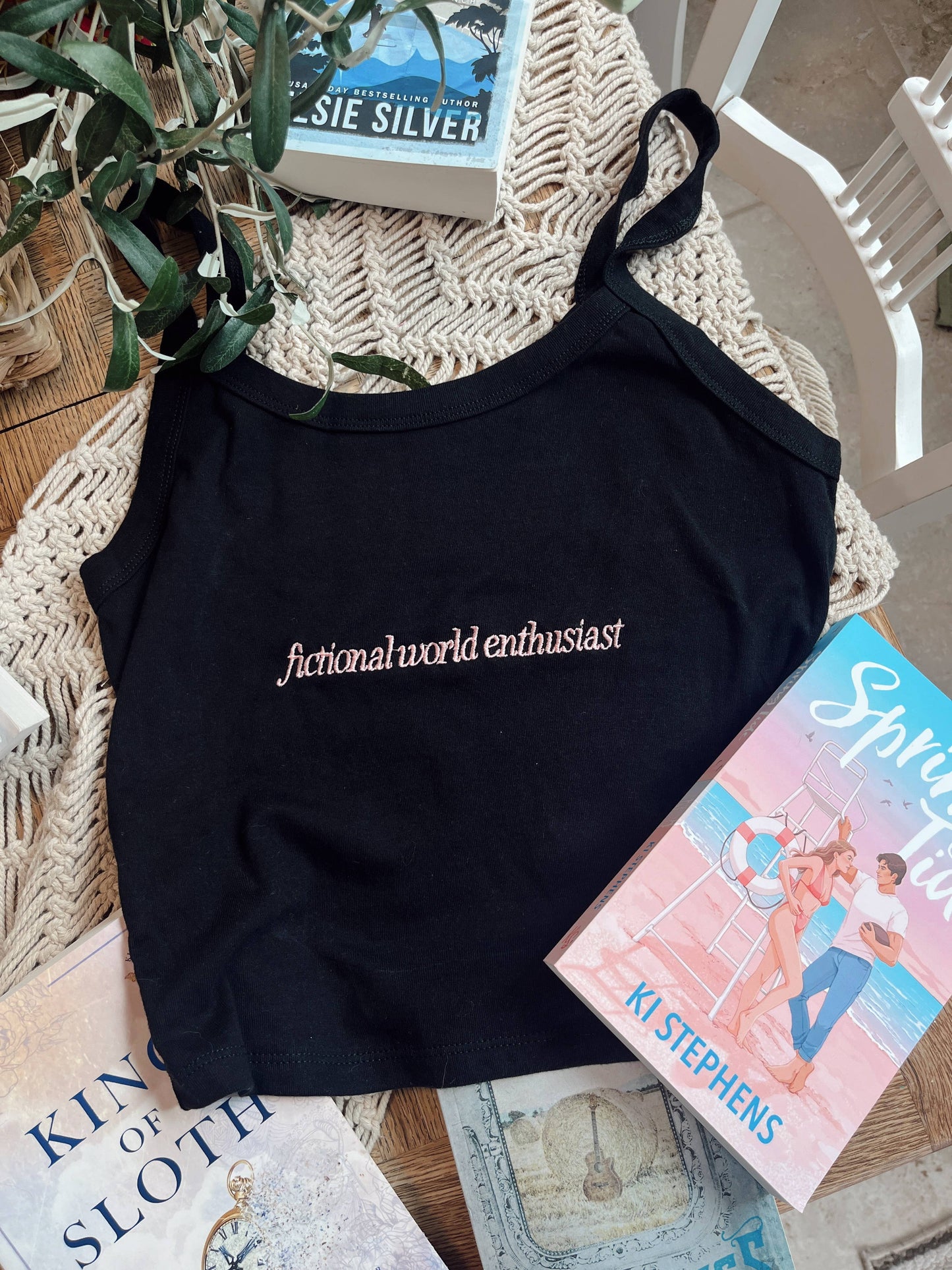 Fictional World Enthusiast- Bookish Baby Tee
