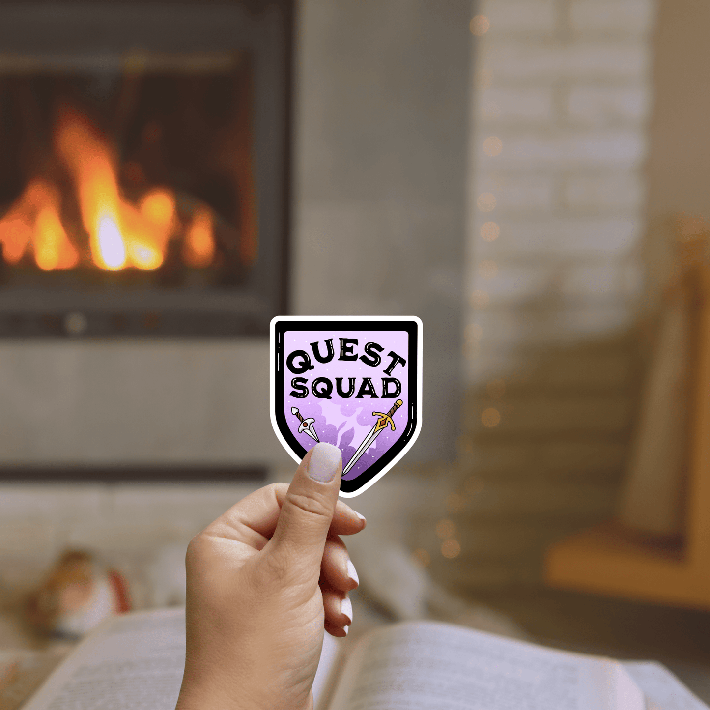 Quest Squad Badge Sticker