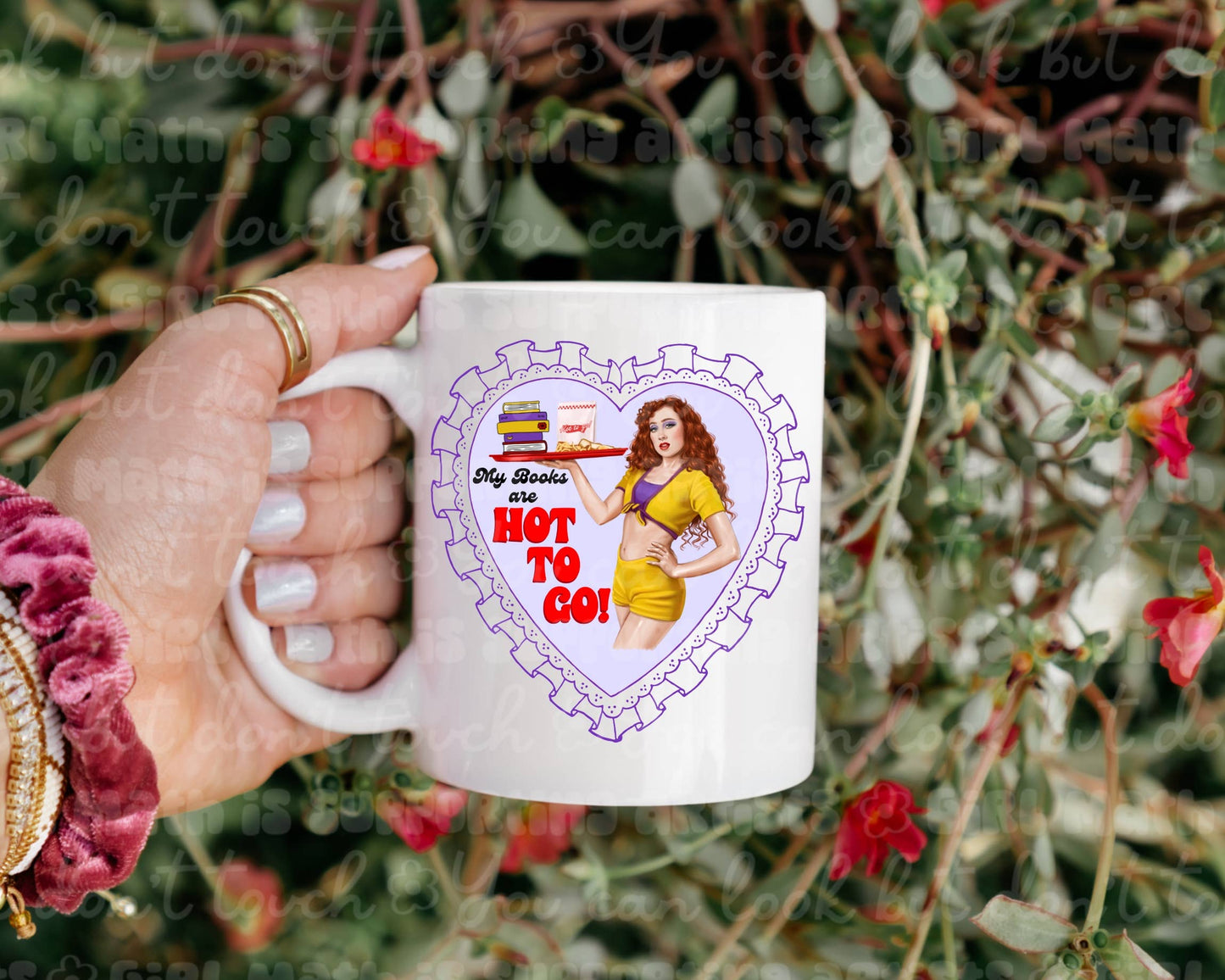 My Books are Hot To Go Bookish Coffee Mug