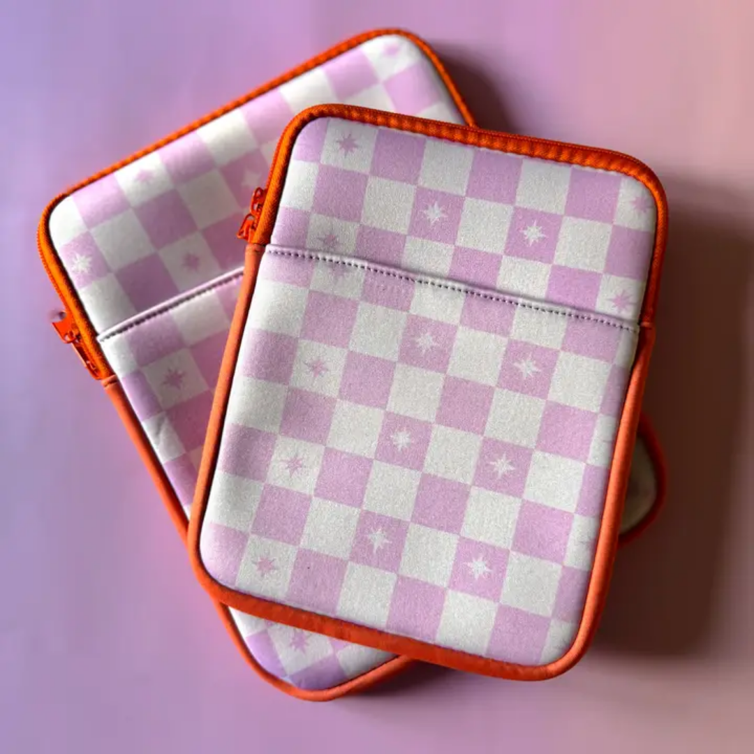 Checkered Book Sleeves