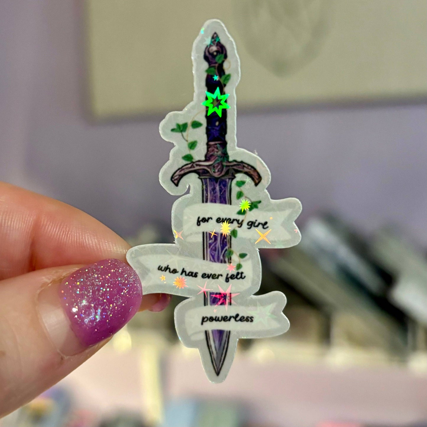 Powerless Dagger Sticker