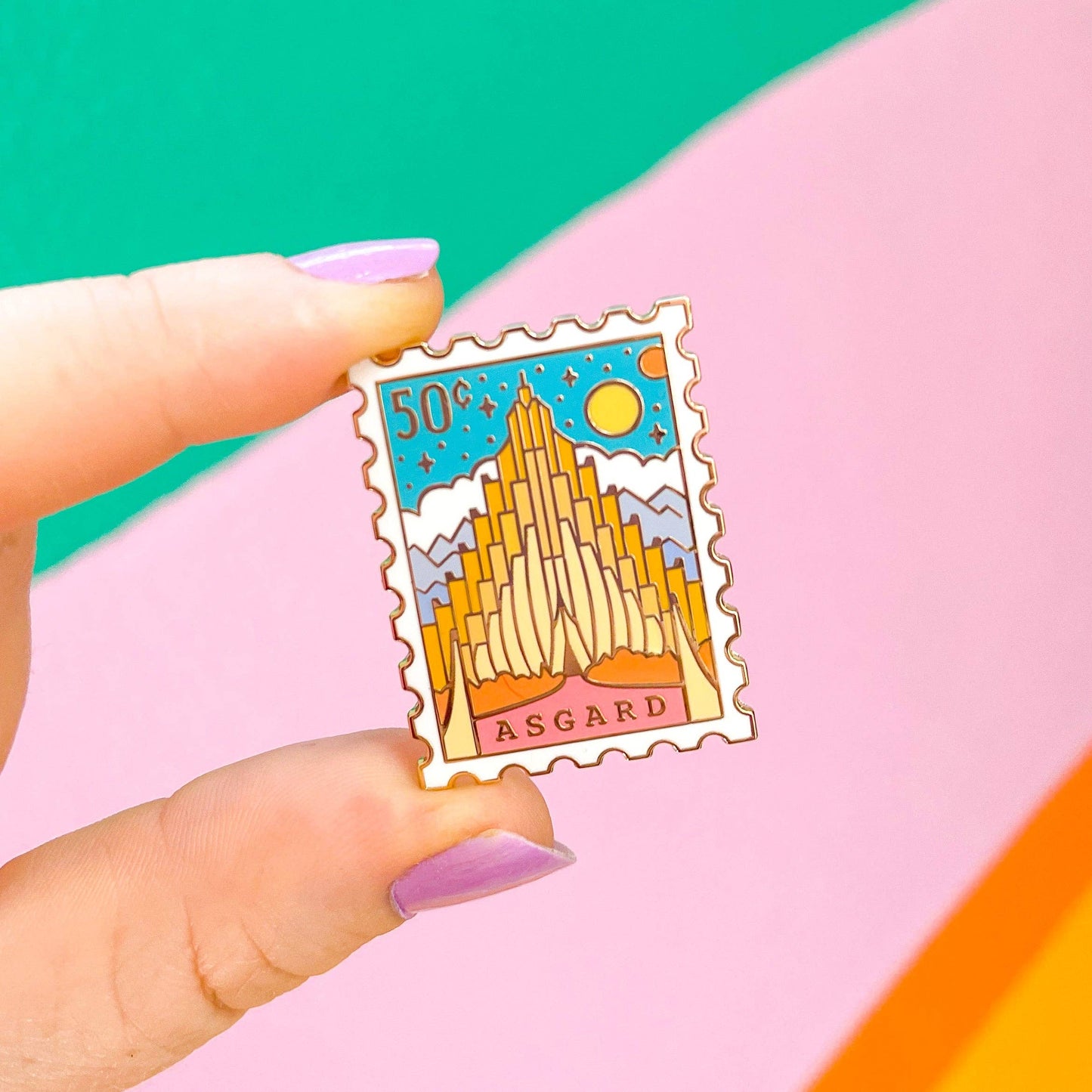 Asgard Enamel Pin