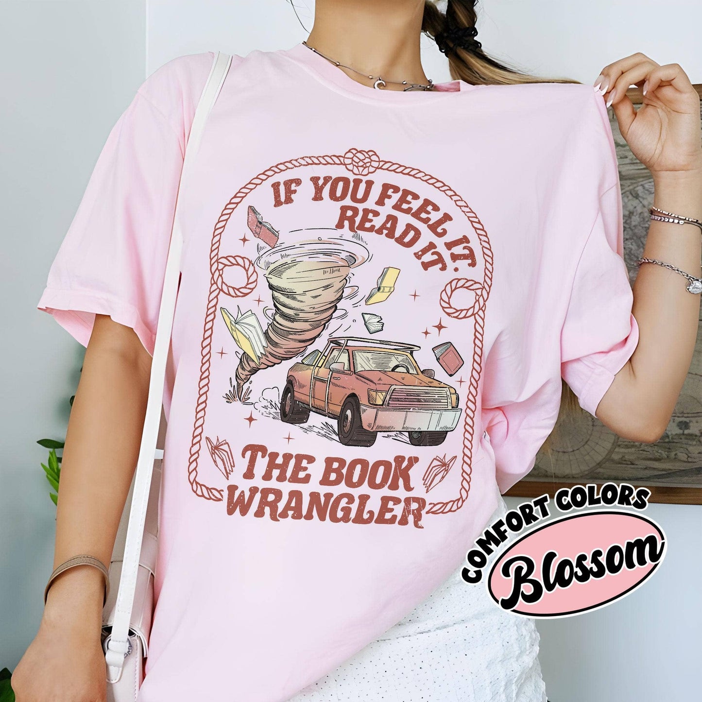 Western Book Lover Comfort Shirt, Country Girl Twister Tee
