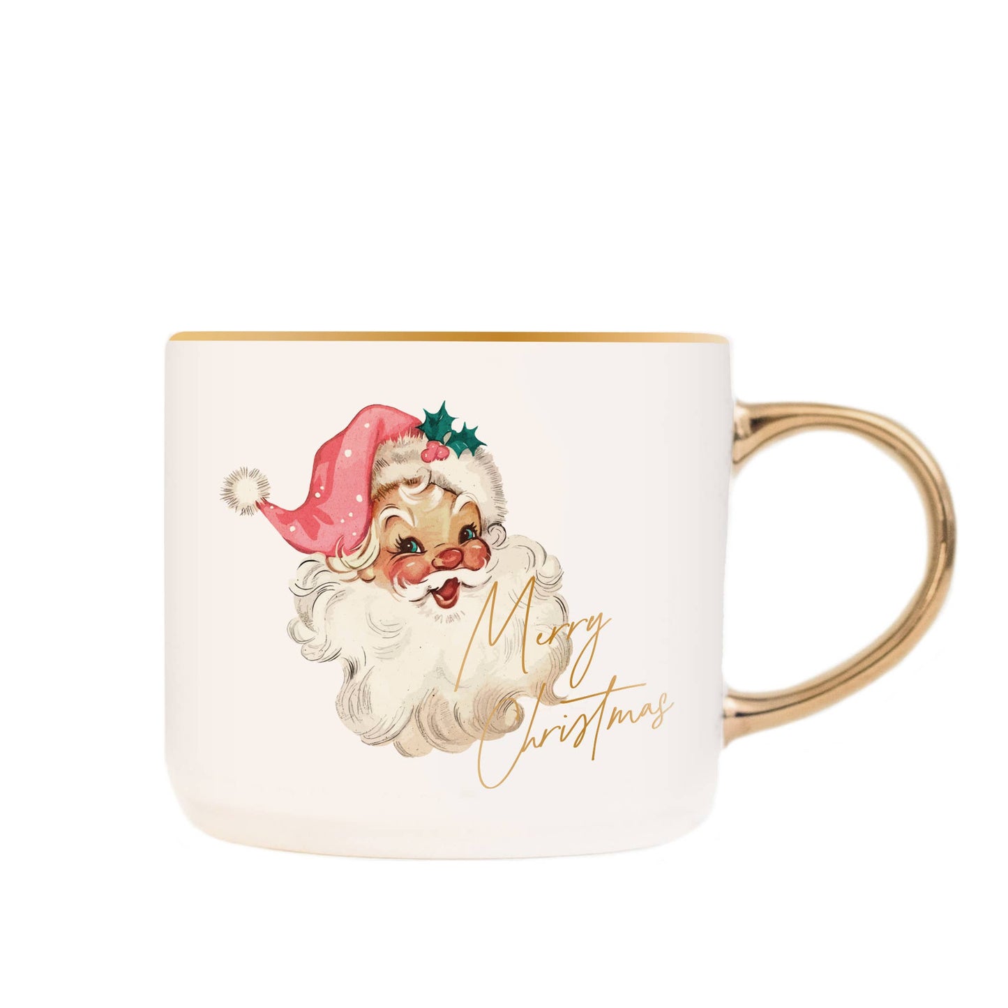 Vintage Santa Coffee Mug - Christmas Decor & Gifts