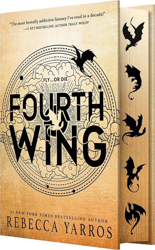(09/30) Fourth Wing (Wing and Claw Collection) - by Rebecca Yarros (Hardcover)