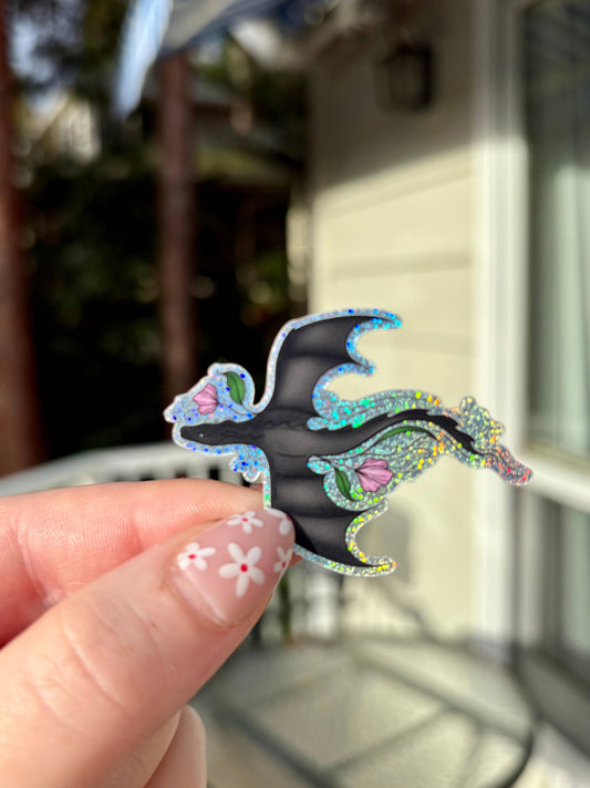 Abraxos Inspired Crushed Glitter Sticker