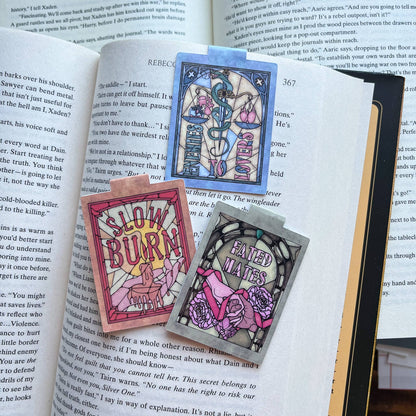 Book Tropes Slow Burn Magnetic Bookmark Book Lover Gift