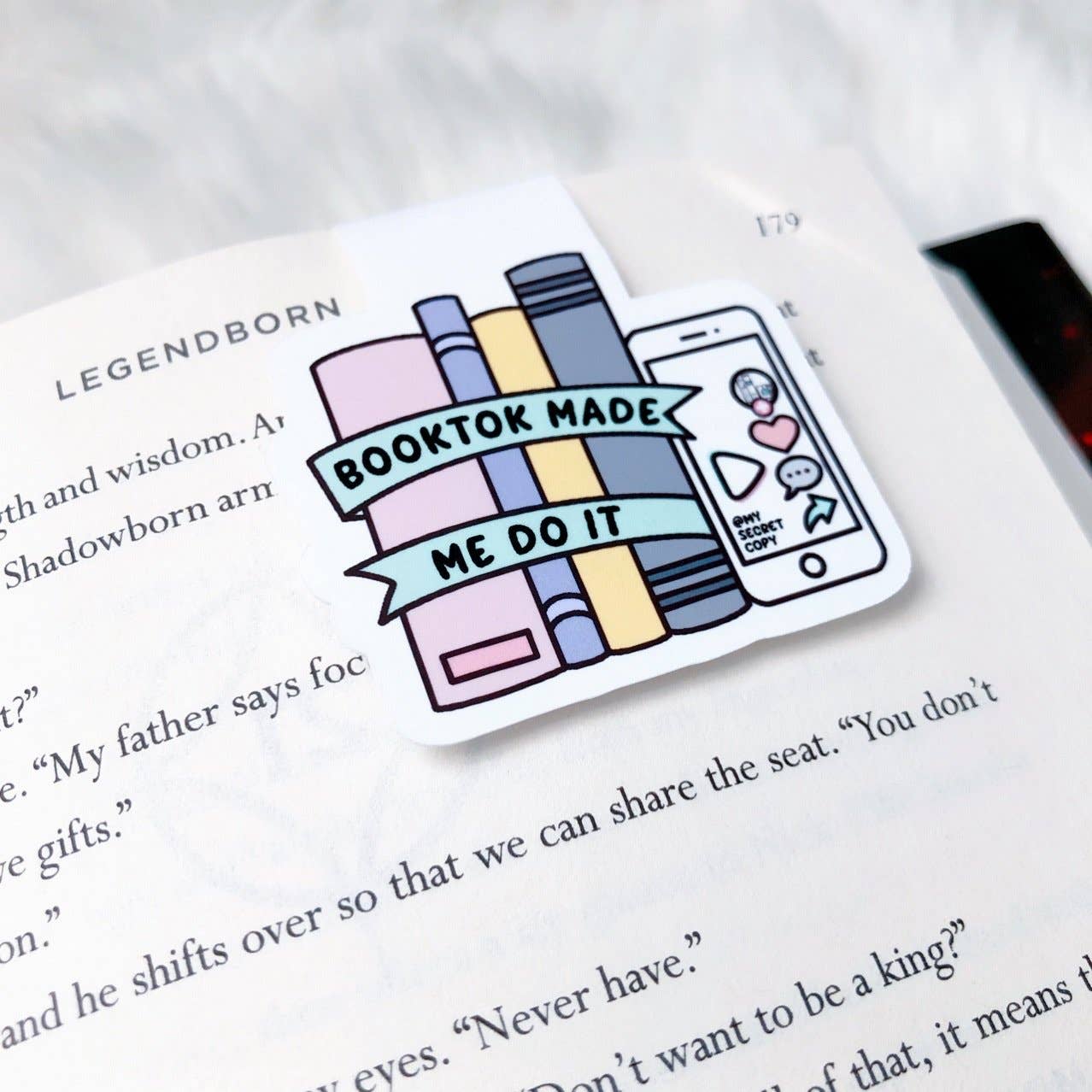 Booktok Made Me Do It Bookmark