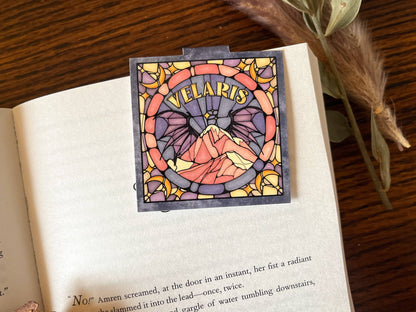 Magnetic Bookmark - Velaris Stained Glass Bookish Gift