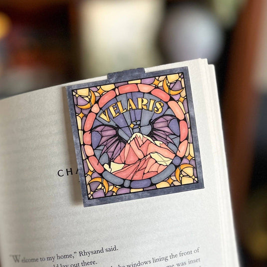 Magnetic Bookmark - Velaris Stained Glass Bookish Gift