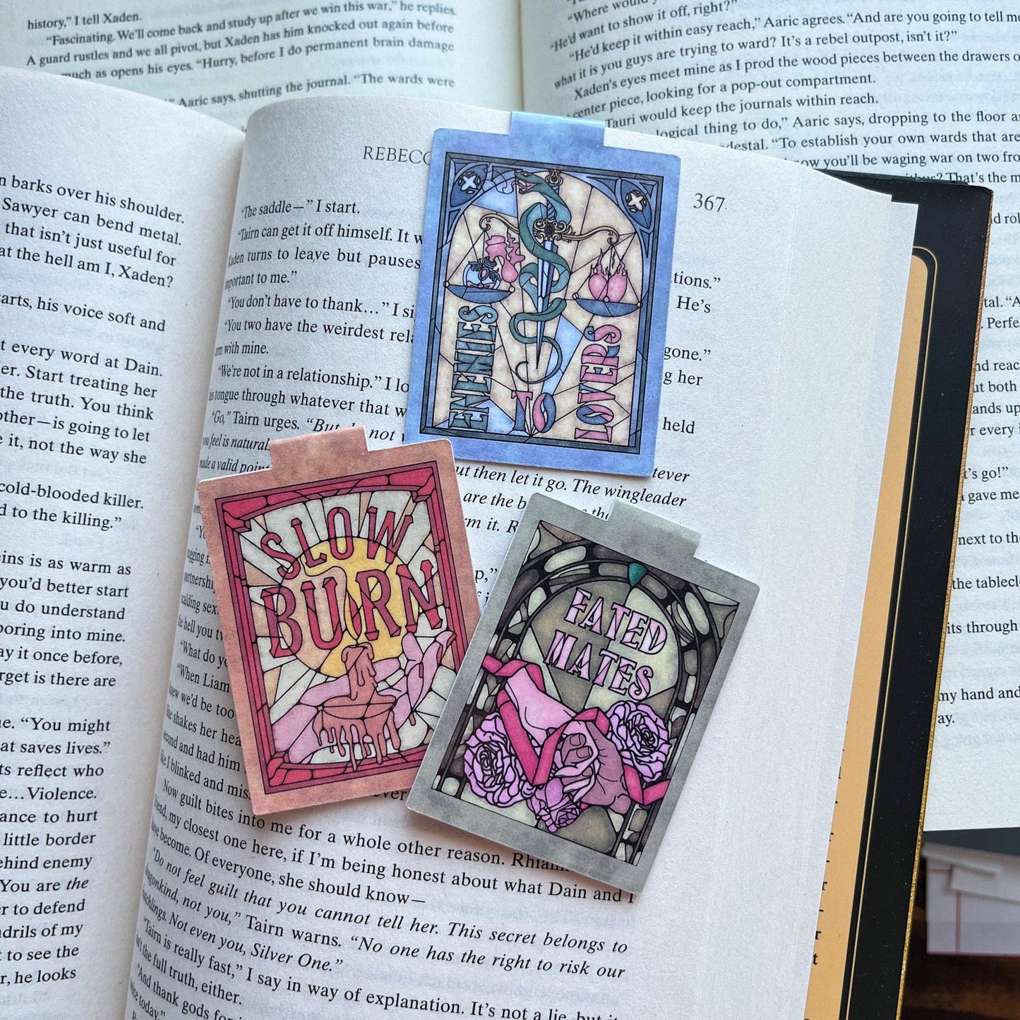 Book Tropes Enemies To Lovers Magnetic Bookmark Book Lover