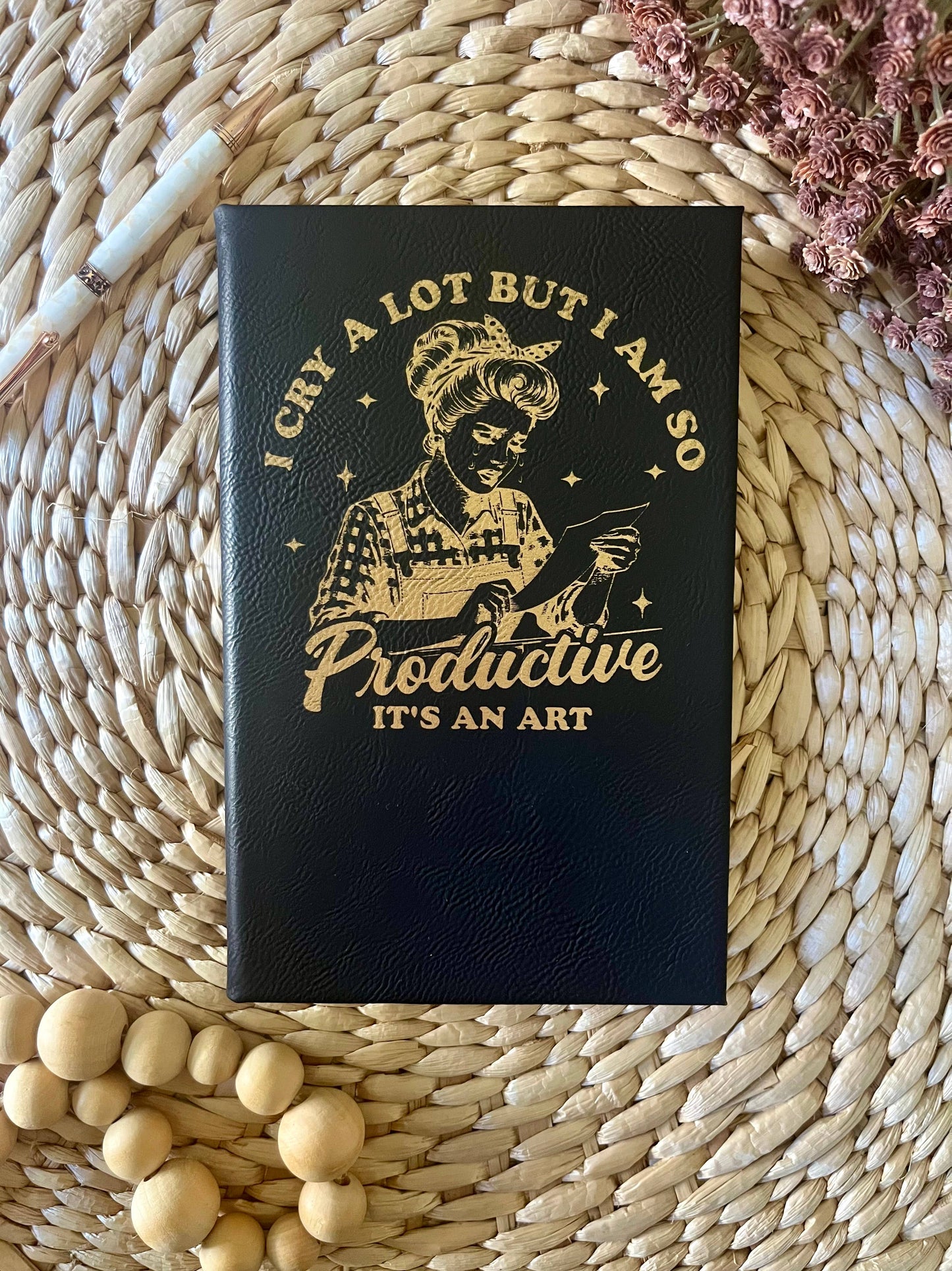 Cry productive Taylor Swift Inspired Leatherette Journal