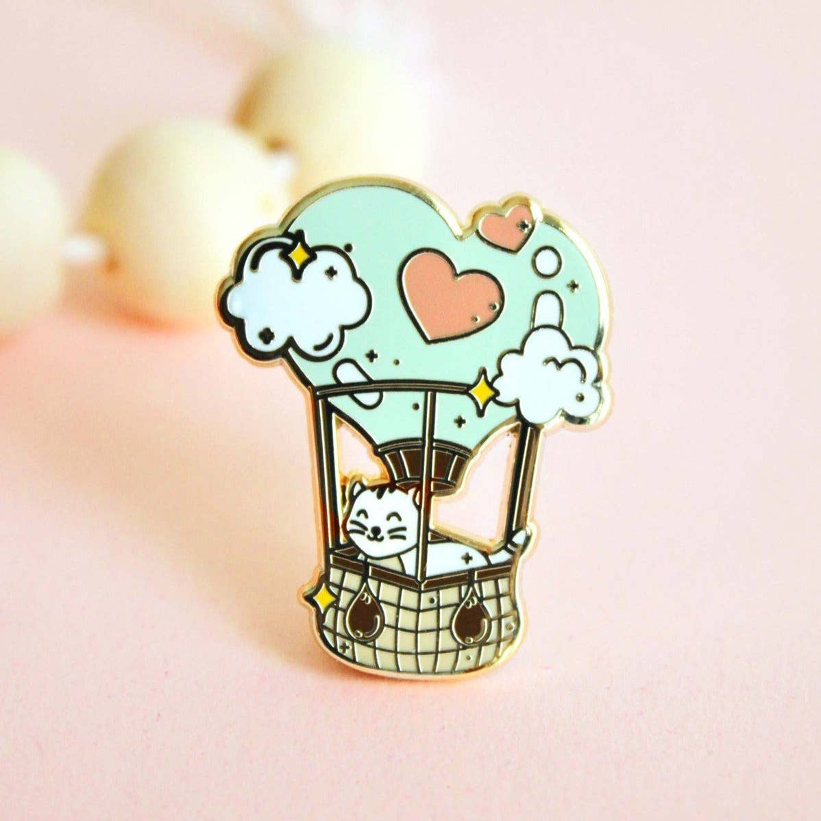Hot Air Balloon Enamel Pin