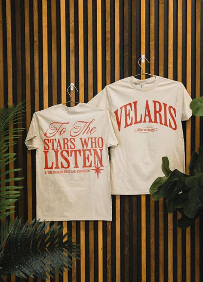 ACOTAR Comfort Colors To The Stars Velaris Night Court Tee