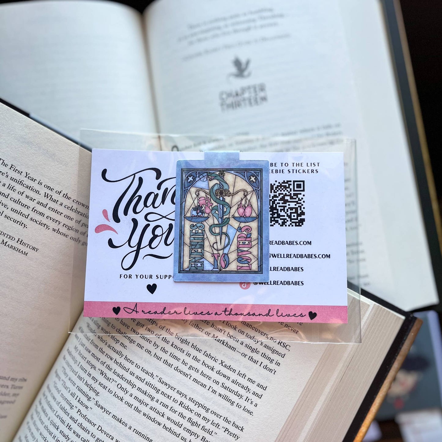 Book Tropes Enemies To Lovers Magnetic Bookmark Book Lover