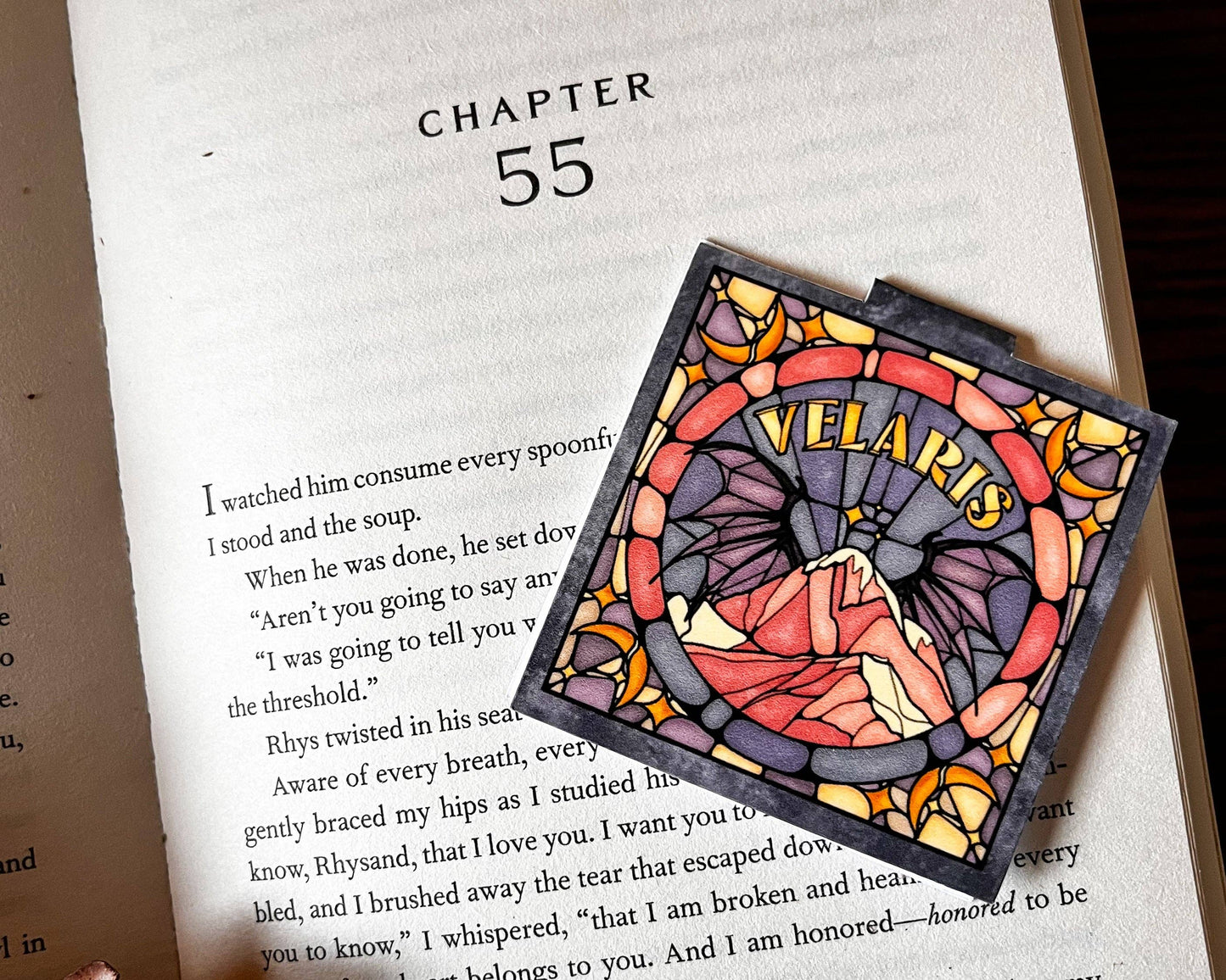 Magnetic Bookmark - Velaris Stained Glass Bookish Gift