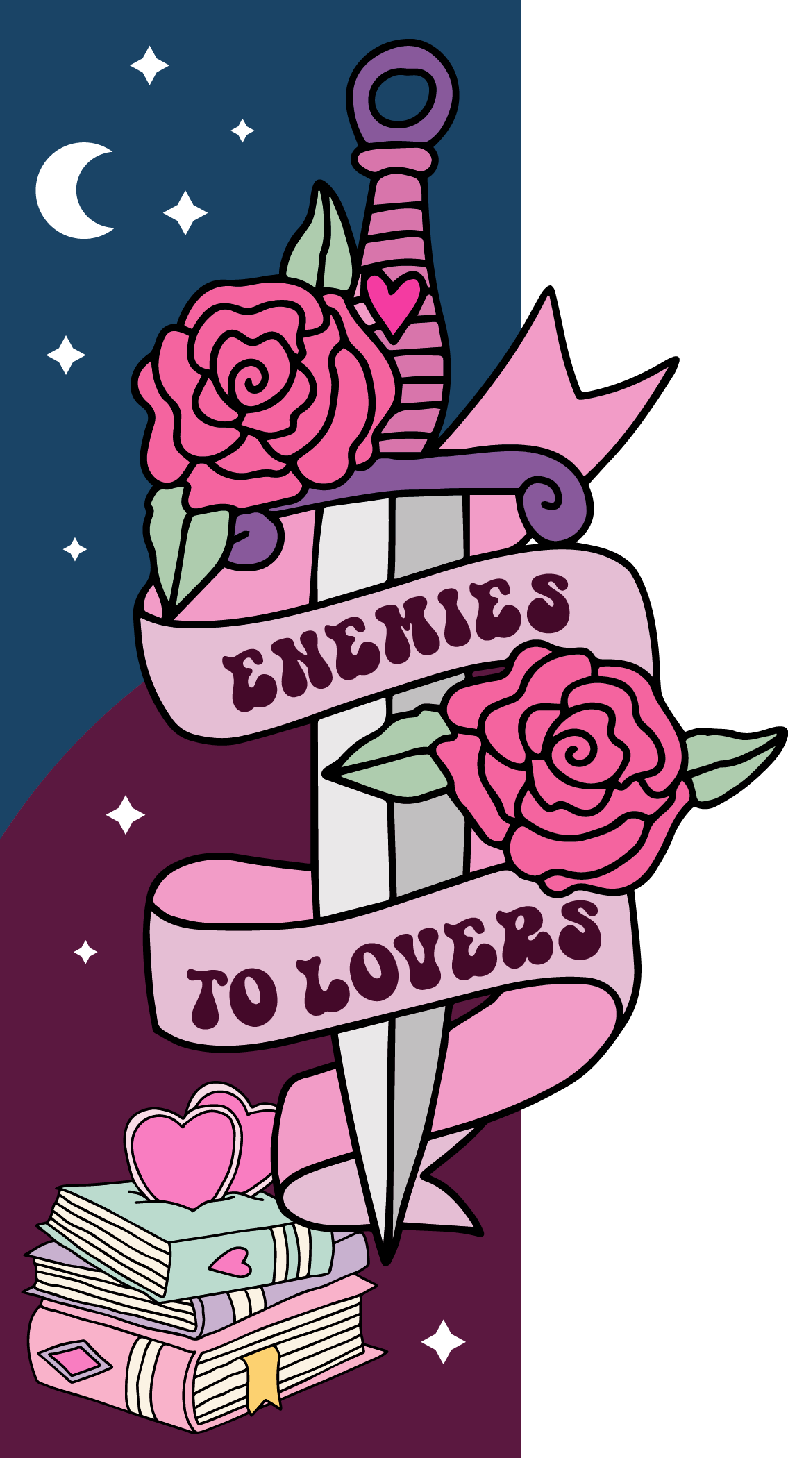 Enemies to Lovers Bookmark
