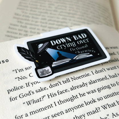Crying Over Fictional Characters Magnetic Bookmark