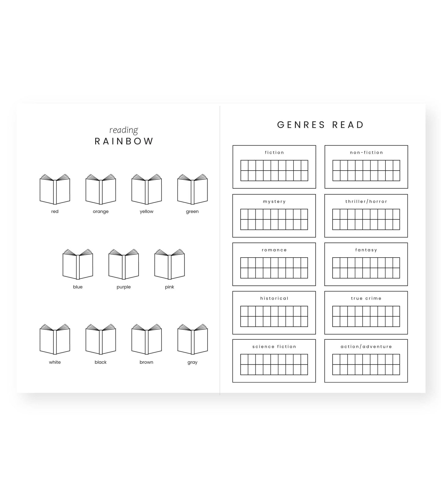 Book/Reading Journal Light Blue