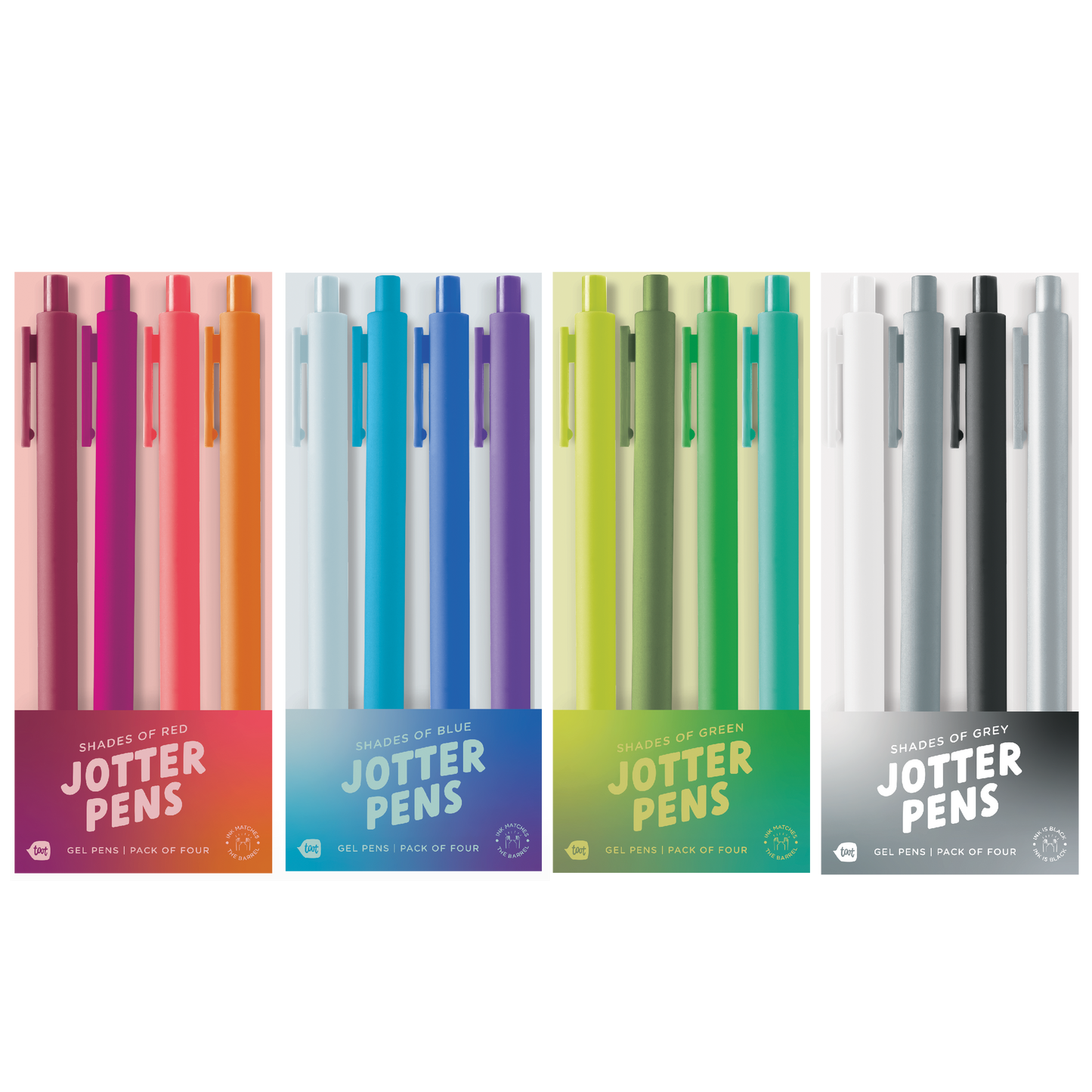 Gradient Jotter Sets 4 Pack