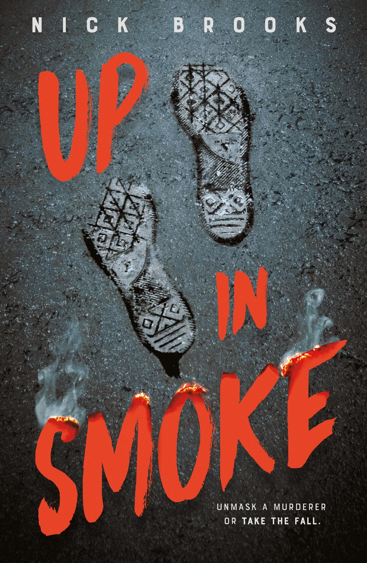 (05/06) Up in Smoke - by Nick Brooks (Hardcover)