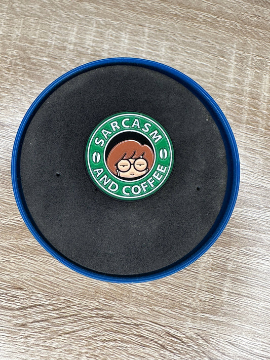 Daria - Sarcasm and Coffee Pin