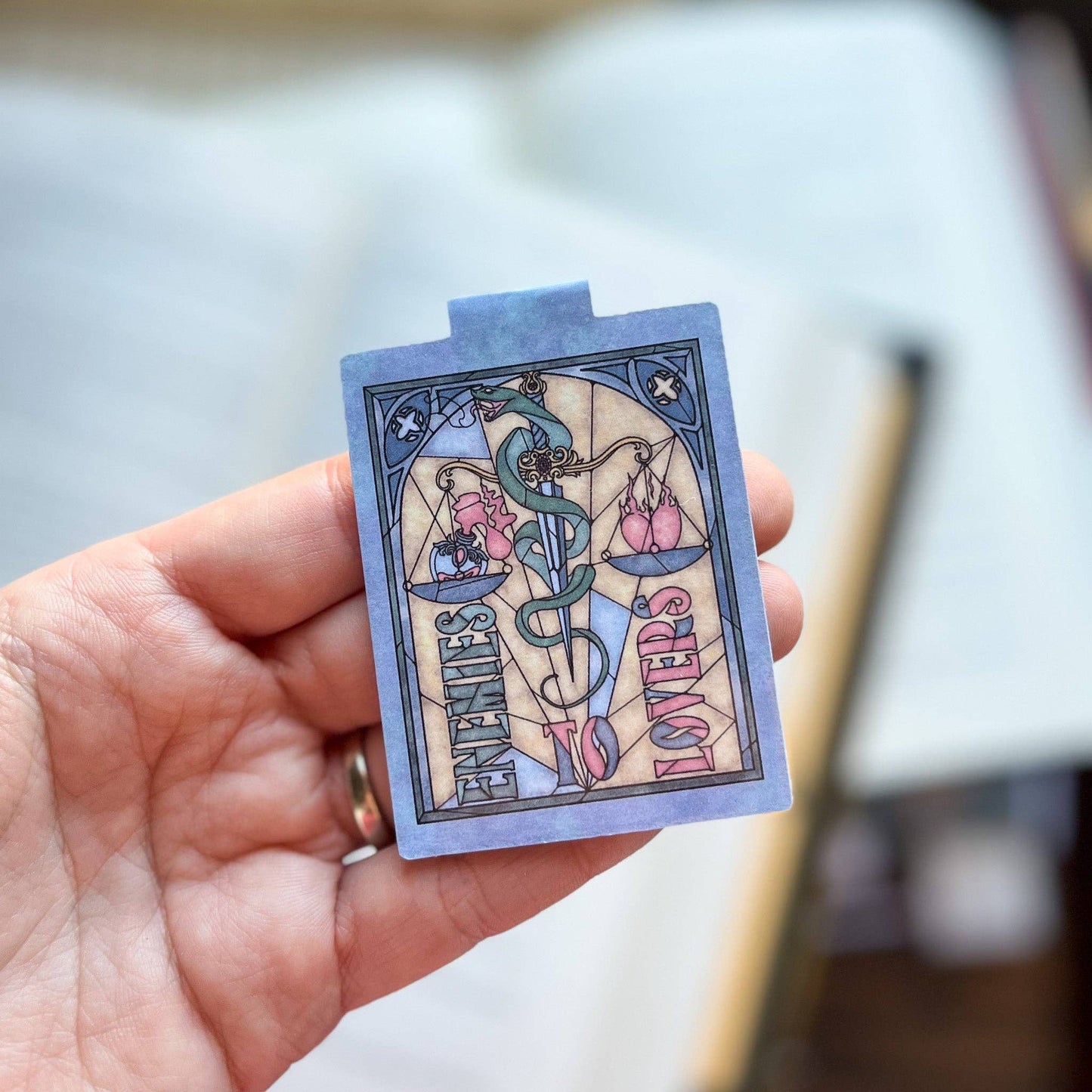 Book Tropes Enemies To Lovers Magnetic Bookmark Book Lover