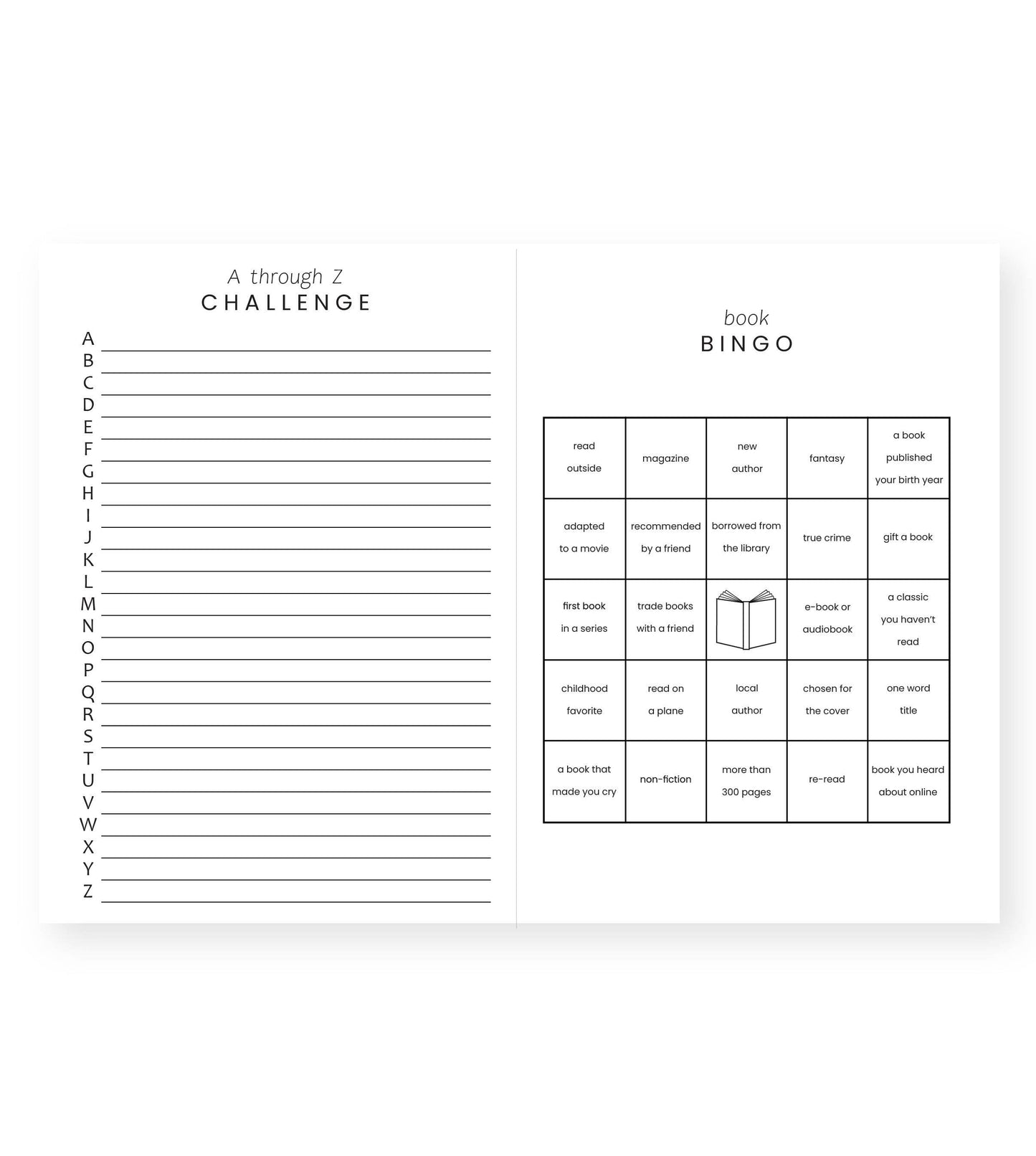 Book/Reading Journal Light Blue