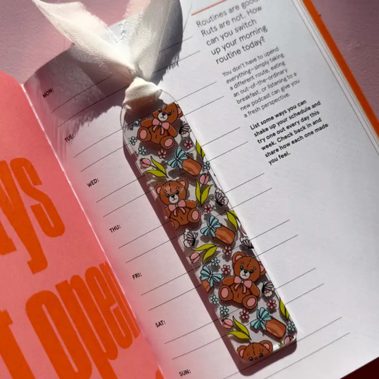 Cute Bear - Acrylic Bookmark