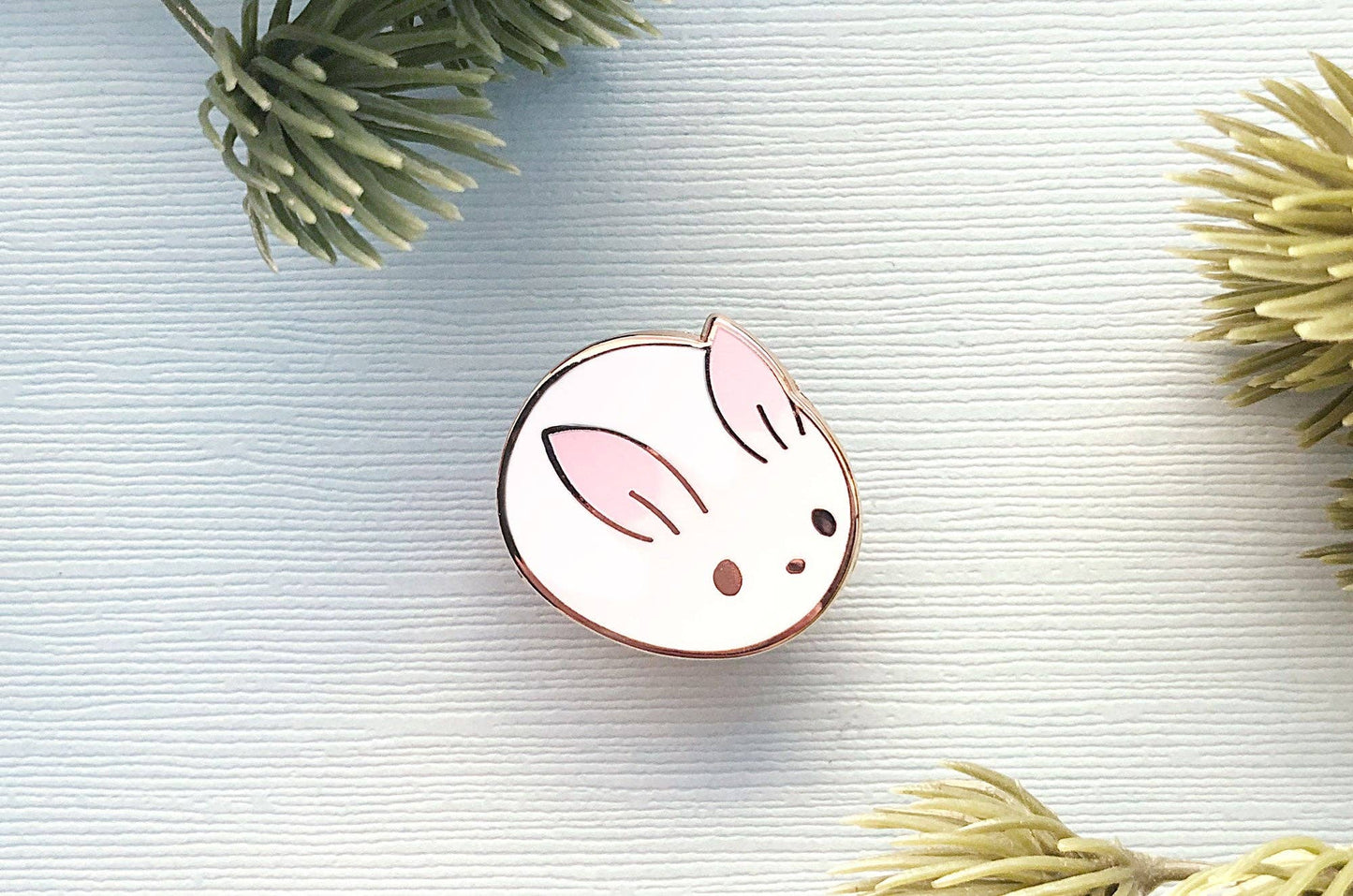 Bunny Bun Enamel Pin