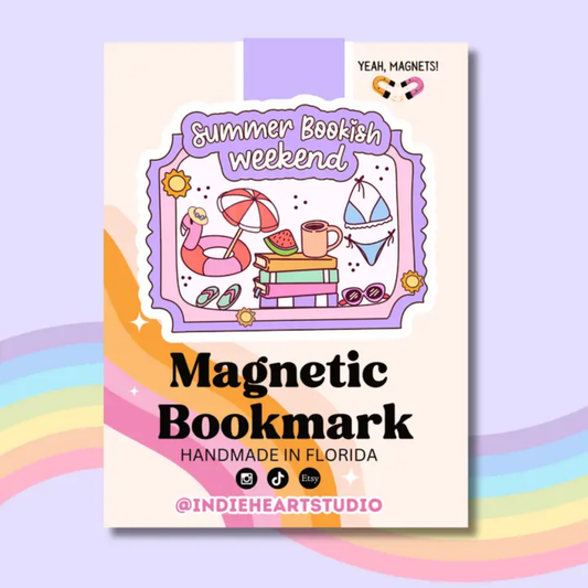 Summer Bookish Weekend Ticket | Magnetic Bookmark