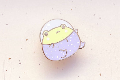 Gogo the Space Frog Enamel Pin