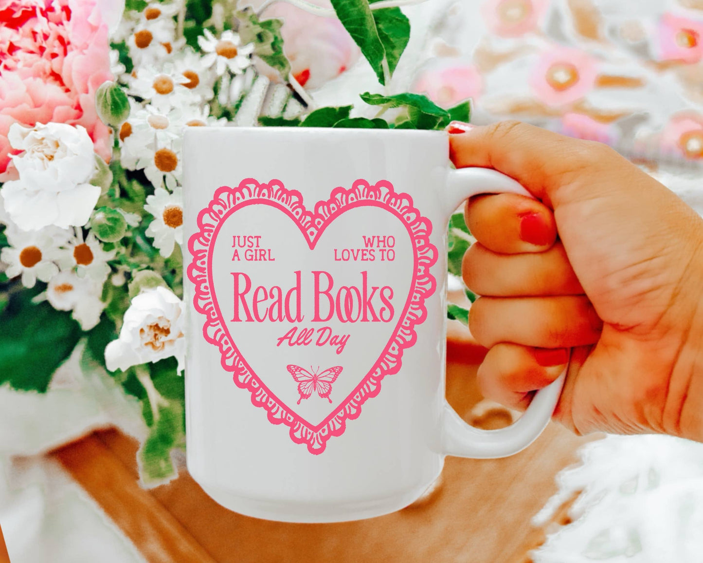 Just a Girl Who Loves to Read Mug