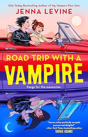 (09/23) Road Trip with a Vampire - by Jenna Levine (Paperback)