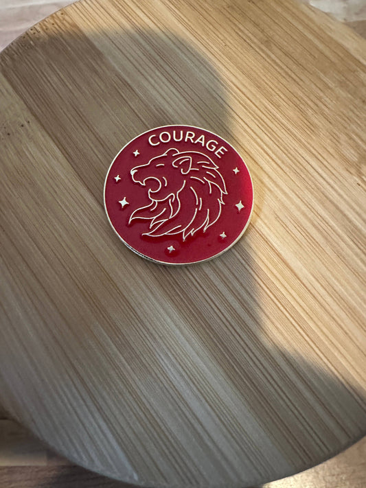 Gryffindor House Pin - Red Lion - Harry Potter