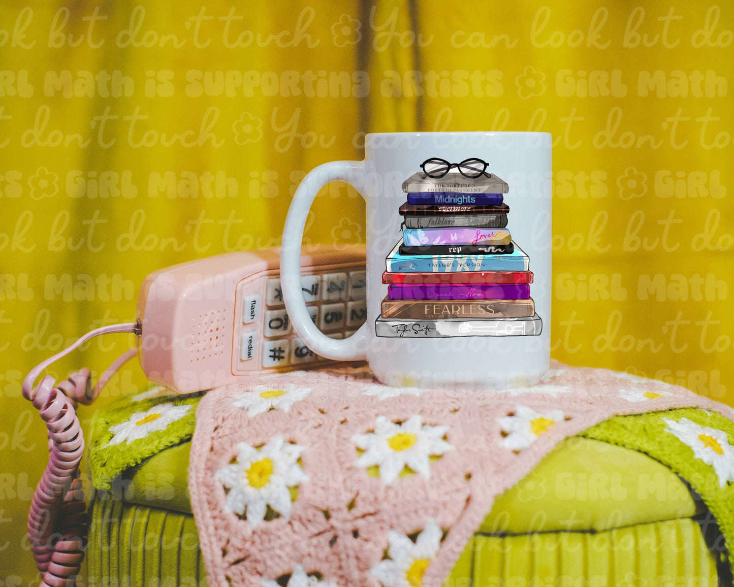 Taylor Eras Inspired Book Coffee Mug