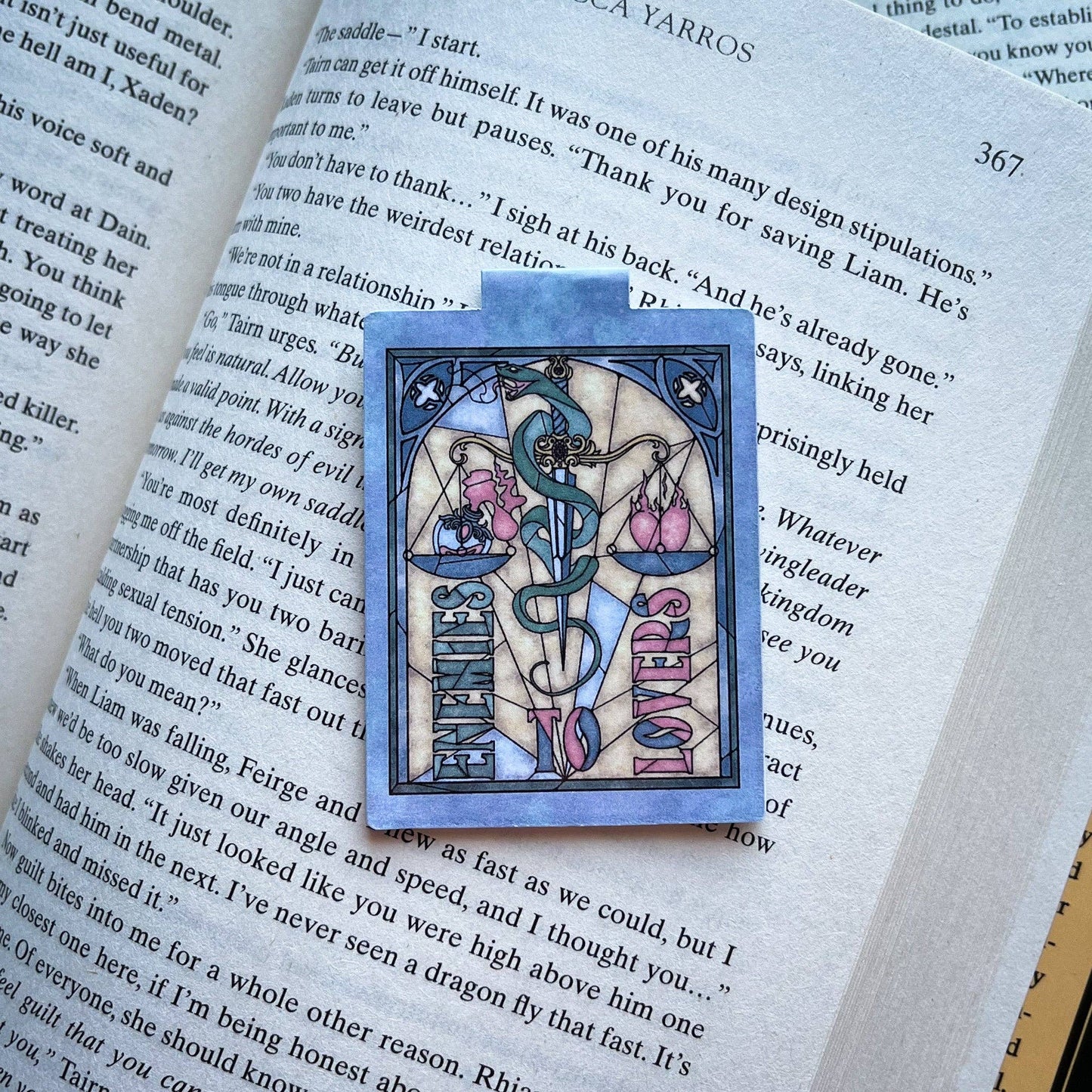 Book Tropes Enemies To Lovers Magnetic Bookmark Book Lover