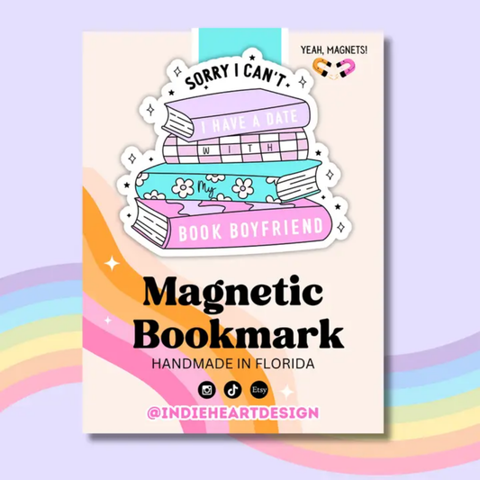 Book Boyfriend Magnetic Bookmark