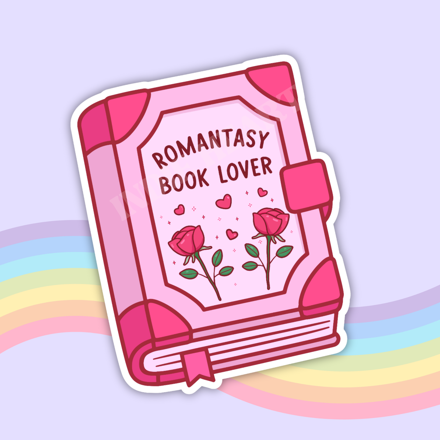 Romantasy Book Lover Sticker