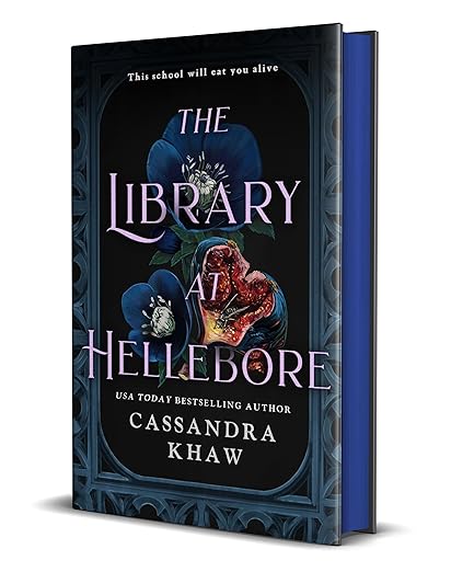 The Library at Hellebore - by Cassandra Khaw (Hardcover)