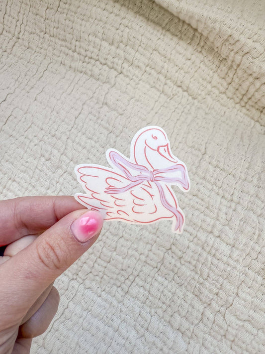 Swan Sticker