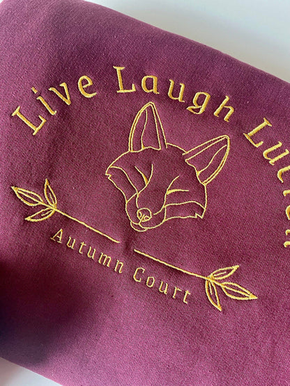 Officially Licenced Lucien ACOTAR Embroidered Crewneck Sweatshirt | SJM Merch