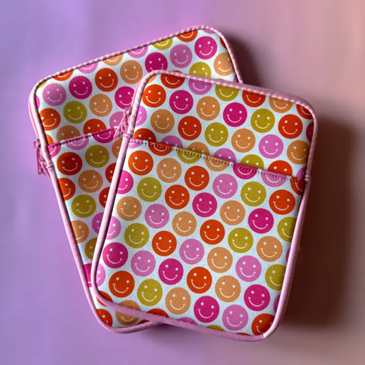 Smiley Face Book Sleeves