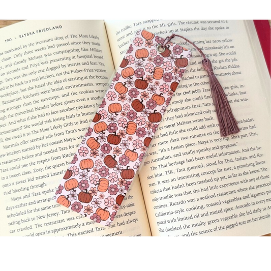 Autumn Pumpkin Bookmark