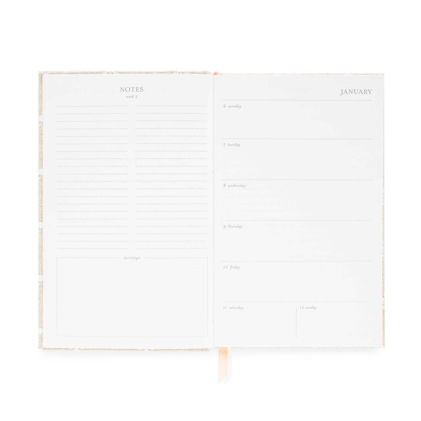 2025 Flax Flower Small Bound Agenda