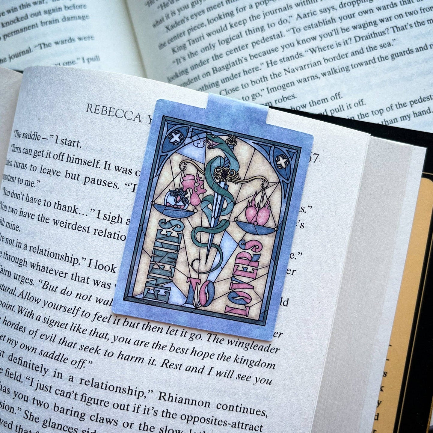 Book Tropes Enemies To Lovers Magnetic Bookmark Book Lover
