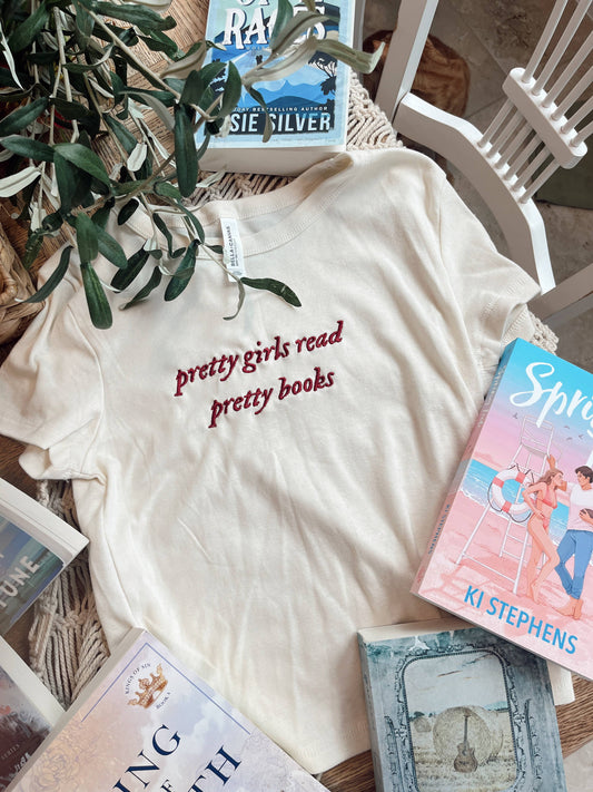 Pretty Girls read Pretty Books- Bookish Baby Tee